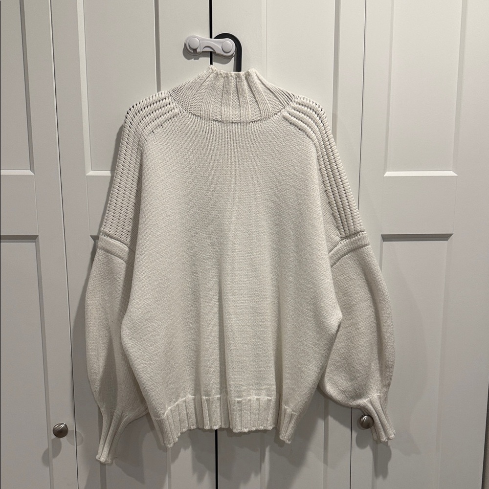 Zara oversized White Sweater